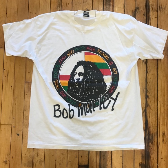 Vintage Other - Vintage 90s Bob Marley tee shirt